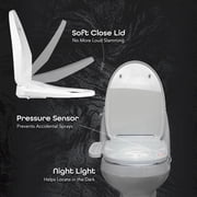 BidetMate 3000 Series Smart Toilet Seat with Bidet Adjustable & Self-Cleaning Heated Bidet