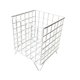 thumbnail image 4 of Organizador de escritorio Cesta de almacenamiento de hierro Caja de almacenamiento de papelería compacta y conveniente Blanco, 4 of 9