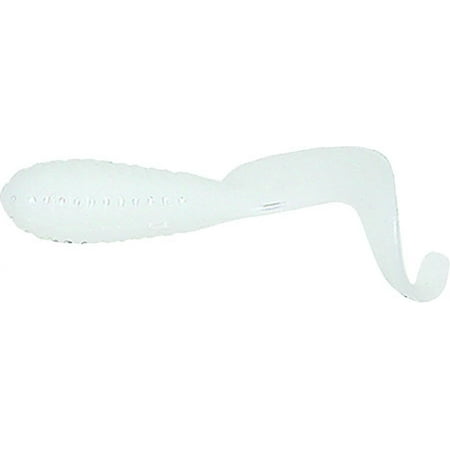 Mister Twister LB20-1 Lil Bit Curly Tail Grub 1 White 20 Per Pack