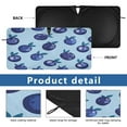 thumbnail image 4 of Car Windshield Sunshade with Ring - Foldable UV Protection Sun Shade for Front/Back Window, Heat Insulation,Blueberry, 4 of 6