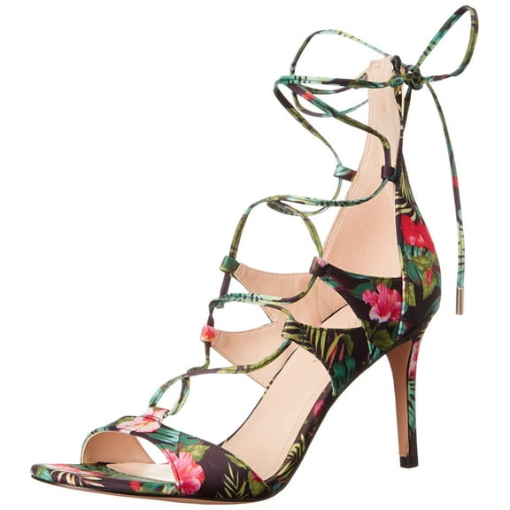 Marc Fisher Women's Ballad Dress Sandal, Black/Multi, 7.5 M US