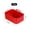 Rouge, variante sur Panier Double Friteuse Casserole en Silicone Tapis en Silicone Accessoires de Friteuse Réutilisables Tapis en Silicone pour Friteuse