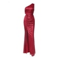thumbnail image 4 of Lilgiuy Women's Halter Neck Lace-Up Backless Sleeveless High Waist Prom Sequin Dress 2022 Fall Winter, 4 of 5
