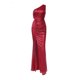 thumbnail image 4 of Vestido de lentejuelas sexy para mujer con cuello halter y cordones sin espalda sin mangas de cintura alta Pompotops ghjkhdj9371, 4 of 5