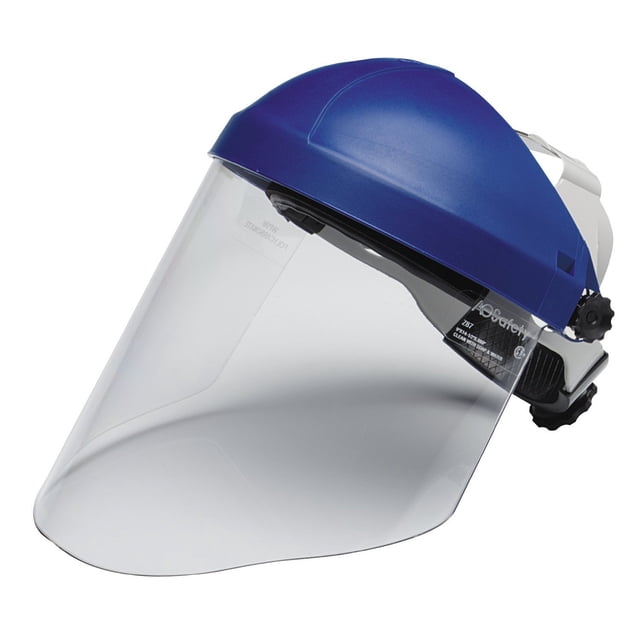 Casco con trinquete H8A de Safety System con protector facial WP96