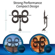 Antennas Direct ClearStream 4MAX Indoor Outdoor TV Antenna, Multi-Directional, 70 Mile Range, Mast