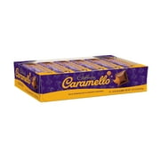 Cadbury Caramello Milk Chocolate Caramel Candy, Bars 1.6 oz, 18 Count