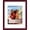 Cherry Red, variant on decorUhome 4x6 Matted to 3.5x5 Picture Frame, Photo Frame for Gallery Wall or Tabletop Display, Black