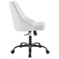 thumbnail image 4 of Modway Designate Swivel Upholstered Office Chair in Black White, 4 of 10