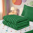 thumbnail image 5 of Erosebridal Line Art Zipper Queen Comforter Set with Fitted Sheet and 2 Pillowcases,Aesthetic Striped Zipper Bedding Set,Polkadot Reversible,4 Pieces, 5 of 7