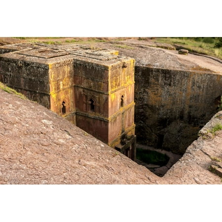 - Saint George Church Chiseled Out of Bed Rock. Ethiopia, Africa Print Wall Art By Tom Norring