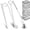 Silver, variant on 3 in 1 Candle Wick Trimmer, Candle Snuffer, Bell Shaped Candle Wick Dipper, Oil Lamp Scissor Cutter Tool Stainless Steel Candle Accessories Set(Gold)
