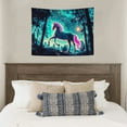thumbnail image 4 of RKSupls Glow-in-the-Dark Unicorn Tapestry, Home Tapestry Suitable for Hanging for Decorative Wall Hanging, Decorative Bedroom, Living Room Decoration - 40x30in, 4 of 6