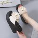 thumbnail image 2 of ¡Novedad de 2022! Zapatillas cómodas con plataforma y tacón de cuña, sandalias de crisantemo con correa de flores para mujer, zapatillas de mujer de talla grande 34-4341 Gao Jinjia LED, 2 of 2