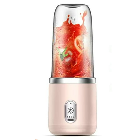 

40w Portable Rechargeable Juicer Household Automatic Small Glass Juice Cup Pink Single Cup Without Cover