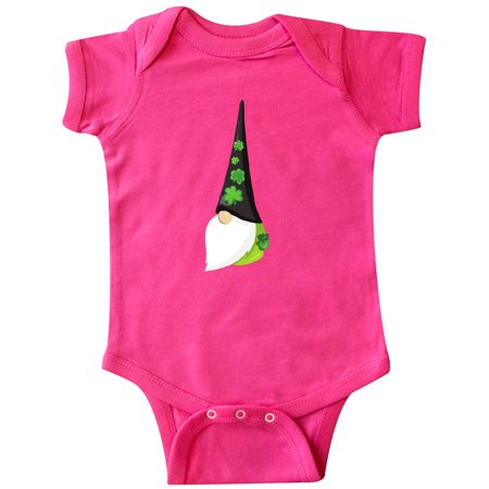 

Inktastic Saint Patrick s Day Gnome Gnome With Black Hat Gift Baby Boy or Baby Girl Bodysuit
