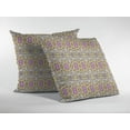 thumbnail image 2 of 20â€ Yellow Lavender Geofloral Indoor Outdoor Zippered Throw Pillow, 2 of 3