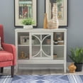 thumbnail image 4 of Powell Quentin 2-Sliding Door Accent Cabinet, White, 4 of 12