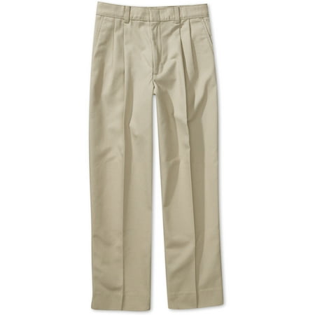 Husky Boys' Pleat-Front Pants