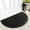 Black, variant on VUNATE Door Mat Outside Indoor Doormat Non Slip Rubber Welcome Mat Outdoor Mat for Front Door Entrance Absorbent Dirt Trapper Floor Mats for Home Low Profile Entry Rug Half Round 24"x35" Yellow