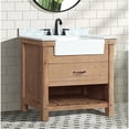thumbnail image 5 of Ari Kitchen & Bath Marina Farmhouse 36" Solid Wood Bathroom Vanity in Driftwood, 5 of 9