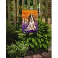 thumbnail image 2 of Carolines Treasures CK3211GF Hallween Chocolate Parti Cocker Spaniel Garden Size Flag, 2 of 3