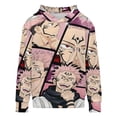 thumbnail image 5 of Sukuna Jujutsu Kaisen Hooded Sweatshirt Graphic Printed Long Sleeves Pullover Hoodies, 5 of 8