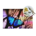 thumbnail image 4 of XMXY Woven Placemats Set of 6 PCS, Butterfly Stalks Collage Table Mats Washable Heat Resistant Placemats, 4 of 6