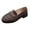 Brown, variant on Rokment Sparkly Rhinestones Loafers for Women Comfortable Leather Slip on Business Work Low Heels Shoes Casual Driving Moccasins Dressy Footwear