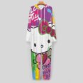 thumbnail image 4 of Hello Kitty Unisex Onesie Pajamas Zipper Jumpsuit Hooded One Piece Sleepwear for Family Mens Womens, 4 of 8