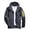 Grey, variant on Mens Rain Jacket Lightweight Packable Hooded Windbreaker for Fall Winter Daily Wear and Weekend Outings
