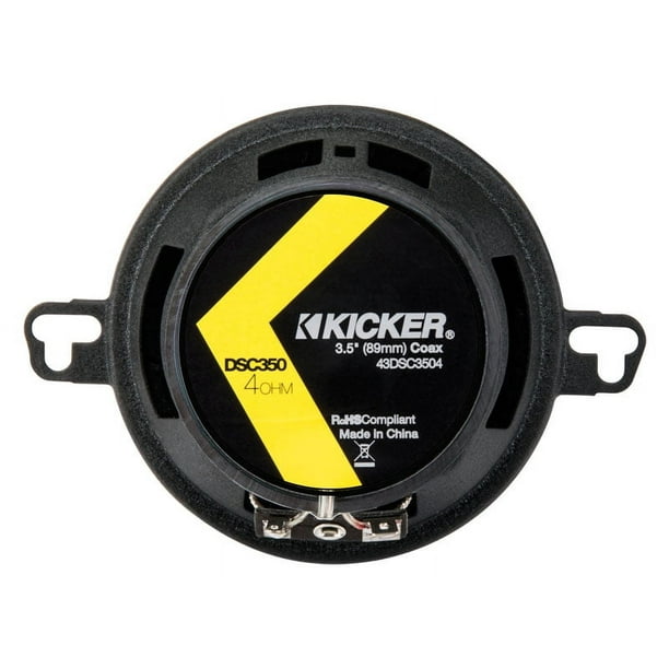 Kicker DSC40 4-Inch (100mm) Coaxial Speakers w/ 43DSC3504 3.5
