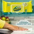OdoBan Disinfectant and Odor Eliminating Wipes, Air Freshener, 4 Pack