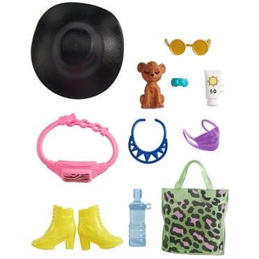Barbie Accessories Pack With 11 Weekend Getaway Storytelling Pieces