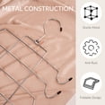 thumbnail image 2 of Z ZEDODIER 2 Pack Metal Tank Top and Bra Hanger For Closet, 16 Layers Space-Saving Organizer, Silver, 2 of 6