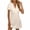 Beige, variant on Ruimatai Women's Notch V-Neck Flare Sleeve Wrap Front A-Line Casual Mini Dresses for Women Everyday & Office Wear