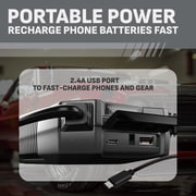 Schumacher Electric RUGGED 1200A Lithium Car Battery Jump Starter and Power pack/Jump Box, USB Charging, 12V Sport, Auto, and Marine Batteries, SL1668