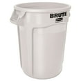 thumbnail image 3 of Rubbermaid Commercial Vented Round Brute Container, 32 gal, Plastic, White, 3 of 9