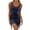 Royal-blue, variant on Sleeveless Women Slim Fit Lace-Up Mini Dress Party Bandage Dress