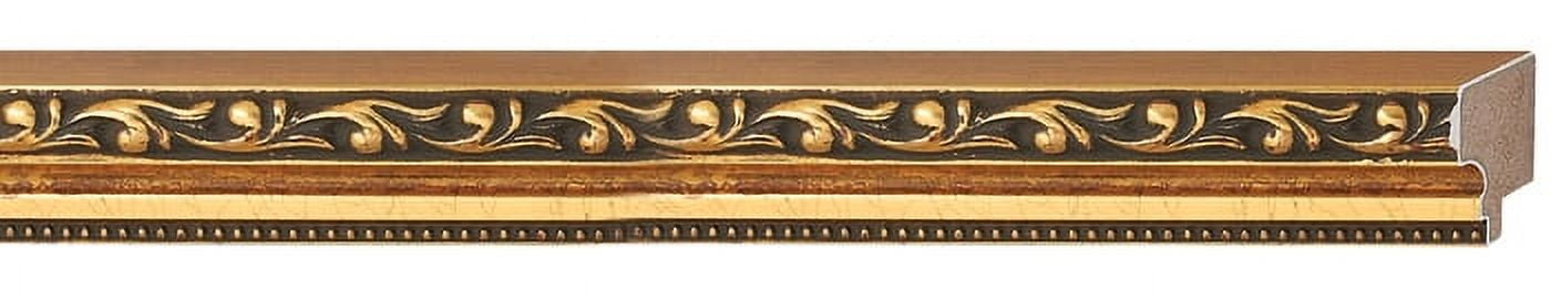 18x24 Frame Black & Gold Solid Wood Picture Frame Width 1.125 Inches | Interior Frame Depth 0.375