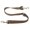 Brown, variant on Hilason Rainbow 2 Ply Nylon Tie Down Nickle Plated Hardware Western Horse Tack