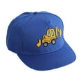 thumbnail image 1 of Kids Baseball Cap Adjustable Excavator Trucker Hat for Boys Girls Toddler Sun Washed Distressed Design, 1 of 4