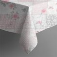 thumbnail image 5 of Pioneer Flower Floral Print Pattern Square Tablecloth, Waterproof Wipeable Spillproof Washable Table Cover for Home Kitchen Party Decor, 52"x52", 5 of 6
