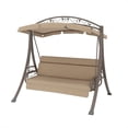 thumbnail image 3 of Pemberly Row Balançoire de Patio avec Auvent Arqué en Beige, 3 of 4
