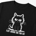 thumbnail image 4 of Funny Cat Graphic T-Shirt, Fluff Around and Find Out Unisex Tee, 4 of 9