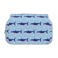 thumbnail image 2 of Disketp Cute Shark Estuche de Lápices de Doble Capa con Tapa Abatible y Cremallera, Organizador Escolar para Adolescentes y Adultos, 2 of 7