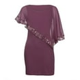 Ashirexll Summer Dresses for Women 2024 Plus Size Chiffon Sleeve Dress