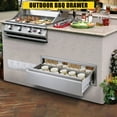 thumbnail image 7 of Garvee Outdoor Kitchen Cabinets with Venting Panel,30x23x10inch,Stainless Steel Drawer Cabinet with Handle for Kitchens or BBQ Patio Grill Station, 7 of 7