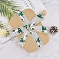 thumbnail image 4 of Christmas Wired Edge Ribbon, 3 Rolls Multi Color Christmas Ribbon  for Photo Frame, 4 of 7