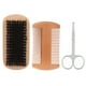thumbnail image 1 of Kit De Aseo Para Bigote, Acero Inoxidable + Madera, Prevención Estática, Eliminación De Suciedad, Masaje, Cepillo Para Barba, Juego De Peine Para Aniversario ANGGREK Beard Comb, 1 of 8